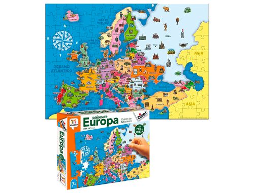 Jogo diset didatico paises de europa , Diset , 152369 , 8410446689479